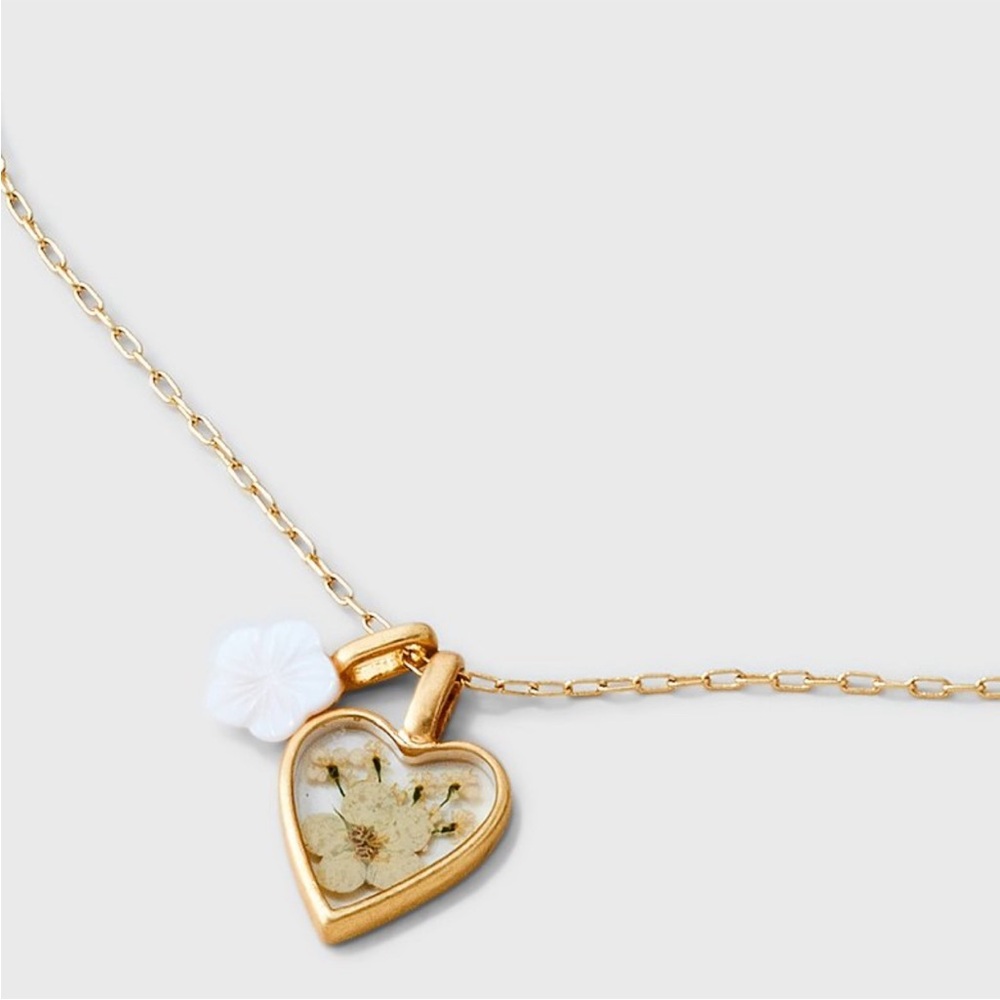 NEW Bella Uno Bellissima Jasmin  Necklace 14K Gold Dipped